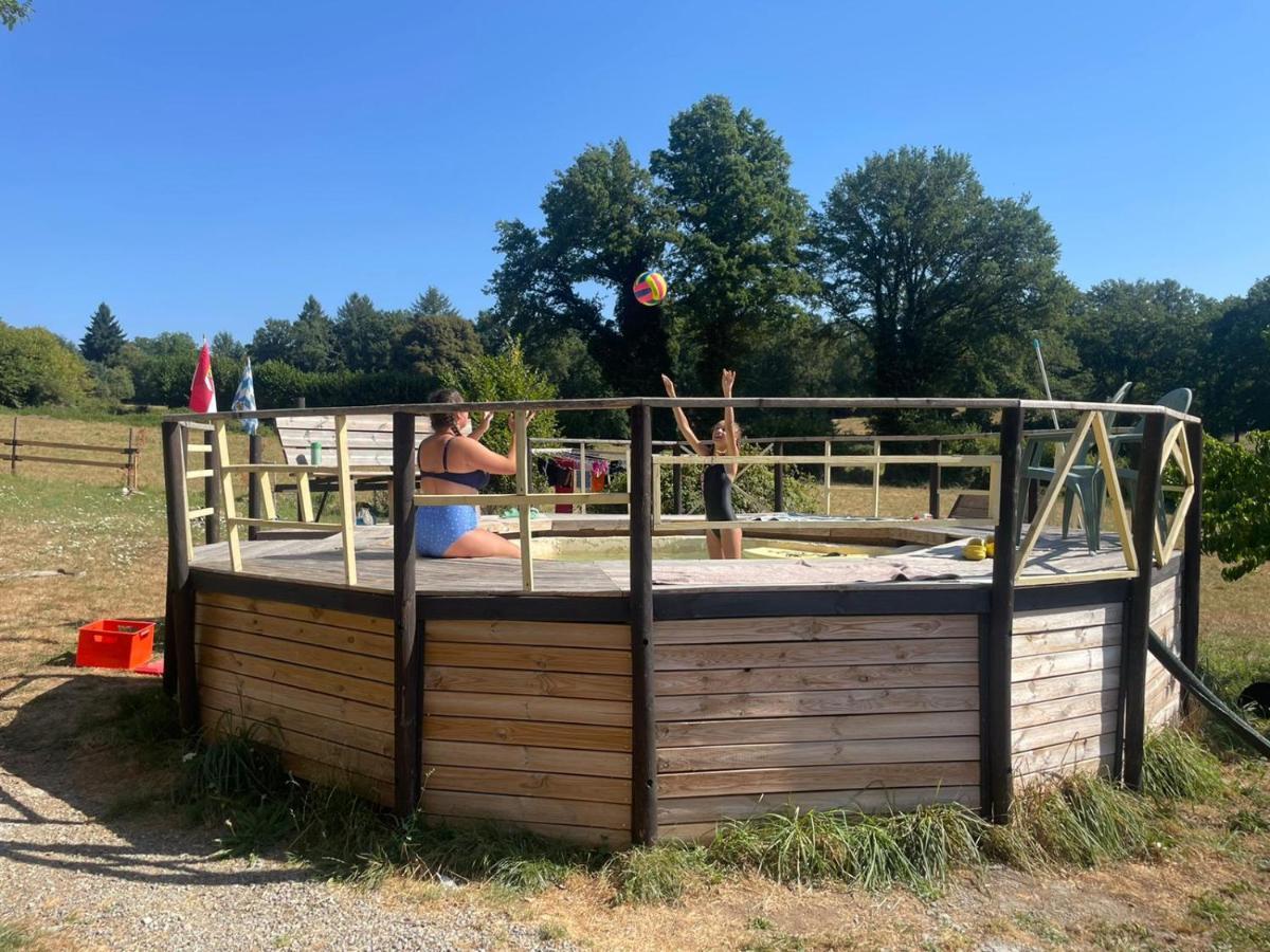 Chalet Met Mooi Uitzicht Bujaleuf Buitenkant foto